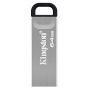 金士顿（Kingston）64GB USB 3.2 Gen 1 U盘 DTKN 金属外壳 读速200MB/s