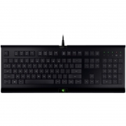 雷蛇 Razer 萨诺狼蛛 有线键盘 办公键盘 104键 电竞